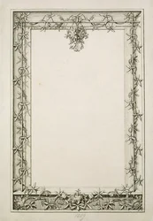 Borde decorativo, 1809